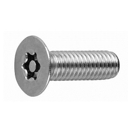 TRF / Tamper-Proof Screw, Stainless Steel Pin, Small Plate TRX Screw (UNC) CSXCSH-SUS-UNCNO.10-1+1/4