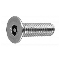 TRF / Tamper-Proof Screw, Stainless Steel Pin, Small Plate Hexagonal Hole Screw (UNC) CSRCSH-SUS-UNC1/4-1/2
