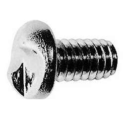 TRF / Tamper-Proof Screw, Stainless Steel, One Sided, Small Pot Screw CS1PNH-SUS-M3-12