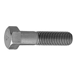 Iron Small Hex Bolt (Half Threaded Screw) (Fine) HXNSMH-ST3W-ZEC-M10-120