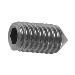Hexagon Socket Set Screw, Pointed Tip, by Ansco