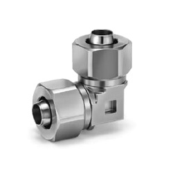 KFG2L-00, Stainless Steel EN 1.4401 Equiv. Insert Fittings, Union Elbow