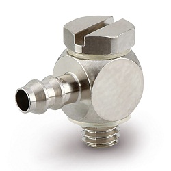M3ALU, Miniature Fitting -  Barb Elbow for Soft Tube