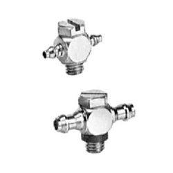 Stainless Steel Miniature Pipe Fitting 10-MS Barb Tee for Flexible Tube, 10-MS-5ATHU-3,4,6