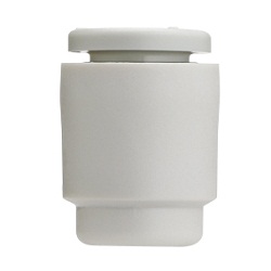 KQ2C, One-touch Fitting White Color - Tube Cap
