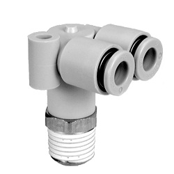Male Branch Connector KGLU One-Touch Fitting KGLU06-01