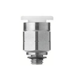 Stainless Steel One-Touch Pipe Fitting KQ2-G Series, Half Union Fitting KQ2H-G (Gasket Seal) KQ2H06-M5G1