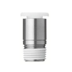Stainless Steel One-Touch Pipe Fitting KQ2-G Series, Half Union Fitting With Hex Socket KQ2S-G (Sealant / No Sealant) KQ2S04-01G1