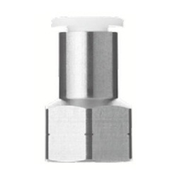 Stainless Steel One-Touch Pipe Fitting KQ2-G Series, Female Union Fitting KQ2F-G KQ2F12-03G