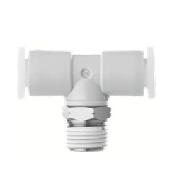 Quick-Connect Fitting Stainless Steel KQ2-G Series Double-Ended Tee Union KQ2T (No Sealant)