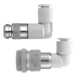 KK*S-*L, S-Couplers, Elbow Type with One-touch Fitting KK2S-23L