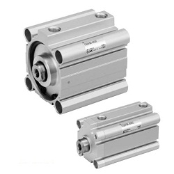 Compact Cylinder, Non-Rotating Rod, Double Acting, Single Rod, CQ2K Series CDQ2KB16-25DMZ