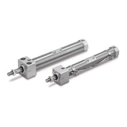 Air Cylinder, Direct Mount, Non-Rotating Rod Type, Double Acting, Single Rod CM2RK Series CM2RKA25-25Z