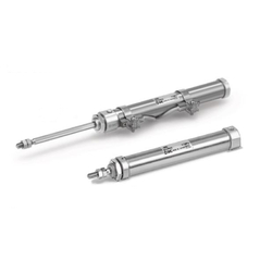 Air Cylinder, Non-Rotating Rod Type: Single Acting, Spring Return / Extend CJ2K Series