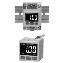 2-Colour Display Digital Pressure Sensor Controller, PSE300 Series PSE303-MC