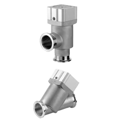 XM and XY, High Vacuum Valves, Stainless Steel, Angle and In-line Types