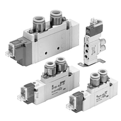 5-Port Solenoid Valve, Body Ported, Single Unit, SY5000 Series SY5120-5DZD-01F-X20