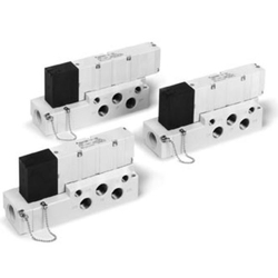 VQC4000, 5 Port Solenoid Valve, Base Mounted, Plug-in (New Product)