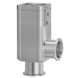 Aluminum High Vacuum Angle Valve, 2-Step Control, Single Acting / Bellows Seal, O-Ring Seal, XLD Series XLD-25L-M9//
