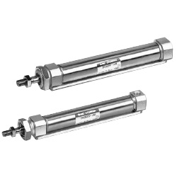 CM2□P Series Air Cylinder, Centralized Piping Type, Double Acting, Single Rod CDM2B32P-40