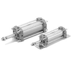 Air Cylinder, Non-Rotating Rod Type: Double Acting, Single Rod CA2K Series CA2KD40-25