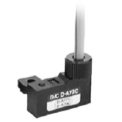 Reed Auto Switch, Rail Mounting-Style, D-A73C / D-A80C D-A73CL