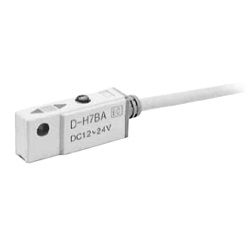 Water Resistant 2-Color Indication Type Solid State Auto Switch, Band-Mounting Style, D-H7BA D-H7BASDPC