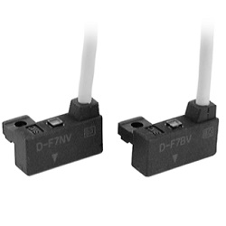 Solid State Auto Switch, Rail Mounting-Style, D-F7NV / D-F7PV / D-F7BV Series D-F7PVSAPC