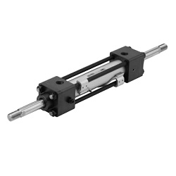 JIS Standard-Compliant Hydraulic Cylinder, Double Acting: Double Rod, CH2EW / CH2FW Series