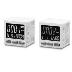 2+ Analog Output 3-Screen Display Digital Pressure Switch, ZSE20A(F) / ISE20A ISE20A-Y-M5-J