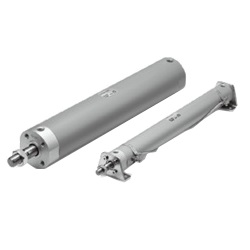 Standard Air Cylinder Double Acting / Single Rod CG1 Series Air Hydro Type CDG1BH50-75Z