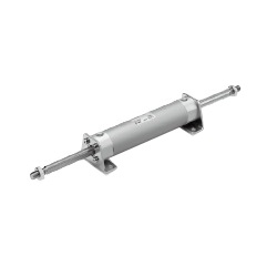 Air cylinder standard type double acting / double rod CG1W series air hydro type