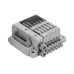 5-port solenoid valve plug-in type S0700 series manifold optional parts SS0700-3C