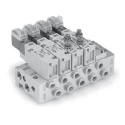 5 Port Solenoid Valve Base Mounted Compact Body Type With Throttle Valve for VQZ2000 VQZ2151-5L1-C-Q