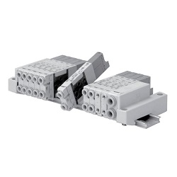 5-port solenoid valve SZ3000 series cassette type manifold SS5Z3-60FD1-10U-Q