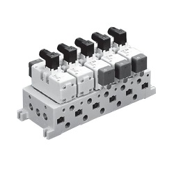 ISO standard compliant solenoid valve VQ7-8 series manifold VV722-03R-04B
