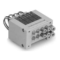 3-port solenoid valve VV100 series non-plug-in individual wiring manifold VV100-10-05U2-C6F2