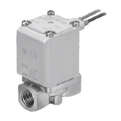 Direct Operated 2-Port Solenoid Valve Compatible With Rechargeable Batteries 25A-VX21 / 22 / 23 Series