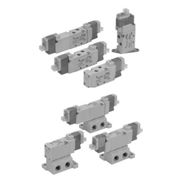 5-port solenoid valve elastic seal clean series 10-SYJ5000 series