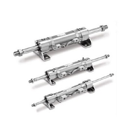 Stainless cylinder standard type double acting double rod CG5W / S series CDG5WBA50SR-55