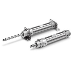Air cylinder standard type single acting / extruded retractable C75 series