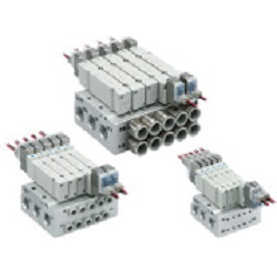 Compact 5-port solenoid valve non-plug-in JSY1000 / 3000/5000 series