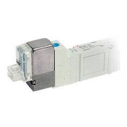 5-Port Solenoid Valve, Plug-In, Stacking Type, DIN Rail Mounted, Valve, SY3000 / 5000 Series SY3445-5FUD-Q