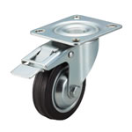 Medium Load Plate Type Single Brake Type Castors [ZP13A]