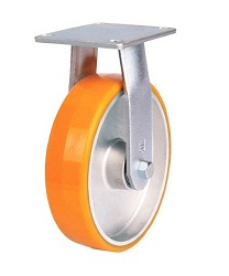 Heat-Resistant Castors for Heavy Loads (Urethane Wheel / Maintenance-Free) Fixed