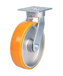 Heat-Resistant Castors for Heavy Loads (Urethane Wheel / Maintenance-Free) Swivel TP6687-PAL-PBB