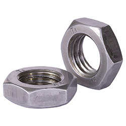 Hexagon Jam Nut With Washer Face (Fine: F46 Series, Coarse F48 Series) F480610