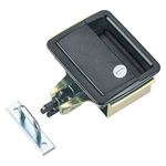 Plastic Flat Snatch Lock Handle AP-151R-B AP-151R-B-2-1-BLACK