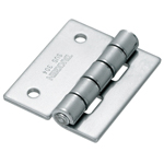 Flat hinges / non-perforated / asymmetrical / rolled / stainless steel / B-1565 / TAKIGEN