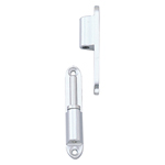 Corner hinges, plug-in / conical countersinks / stainless steel / barrel polished / B-1066 / TAKIGEN